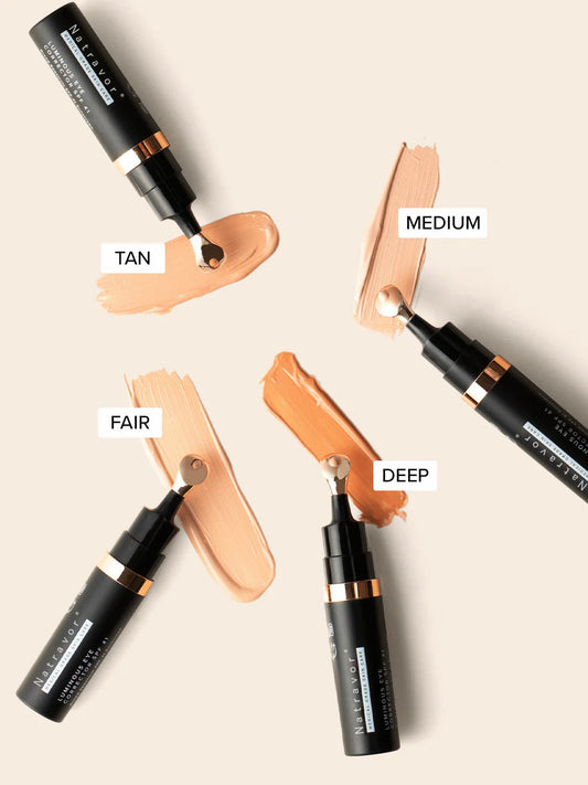 Natravor™ Luminous Eye Corrector SPF 41, Under Eye Color Corrector for Dark Circles, Anti-Aging Tinted Eye Cream, Hydrating Eye Serum with Peach Undertone FSA/HSA Eligible