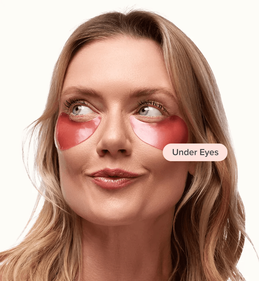 Natravor™ Brightening Eye Masks (30 Pairs) - Caffeine Eye Masks for Dark Circles and Puffiness with Hyaluronic Acid, Eye Patches for Puffy Eyes