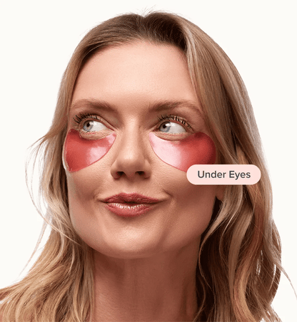Natravor™ Brightening Eye Masks (30 Pairs) - Caffeine Eye Masks for Dark Circles and Puffiness with Hyaluronic Acid, Eye Patches for Puffy Eyes